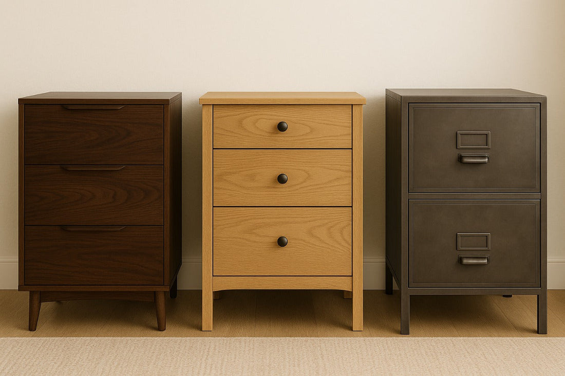 3 Filing Cabinets for style