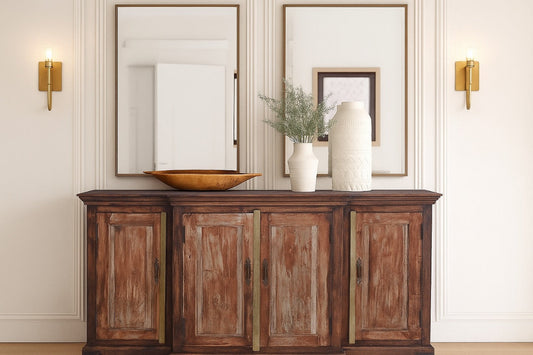 4 Door Sideboard – Transform Your Dining Space with Style and Function