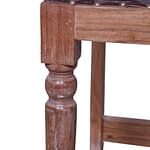 Detailed view of bar chair leg