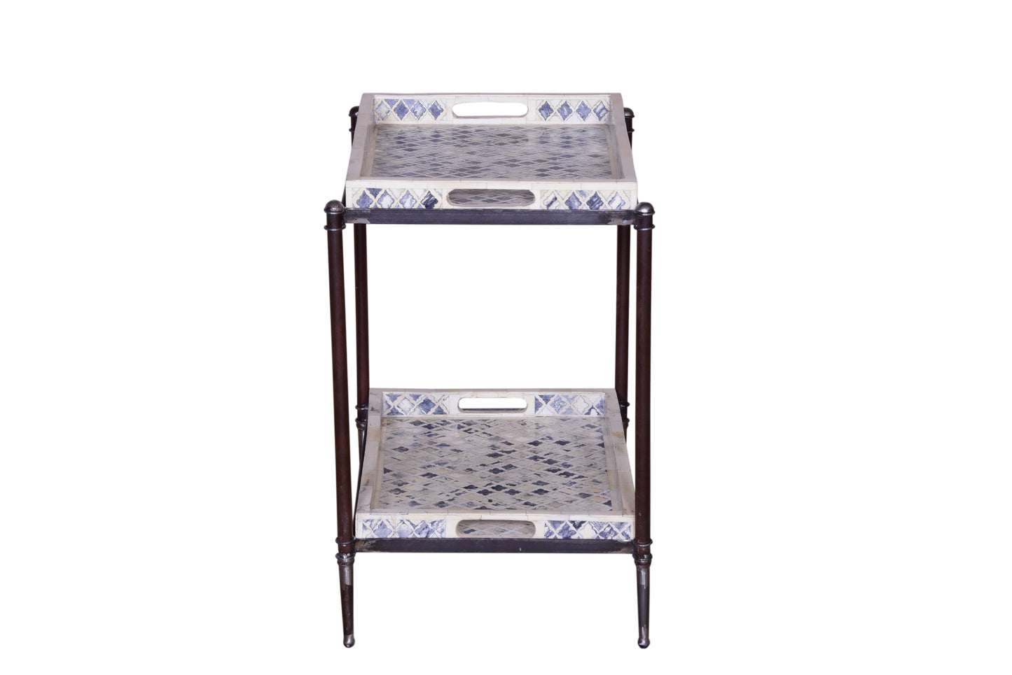 Top-down view of Oslo End Tray Table