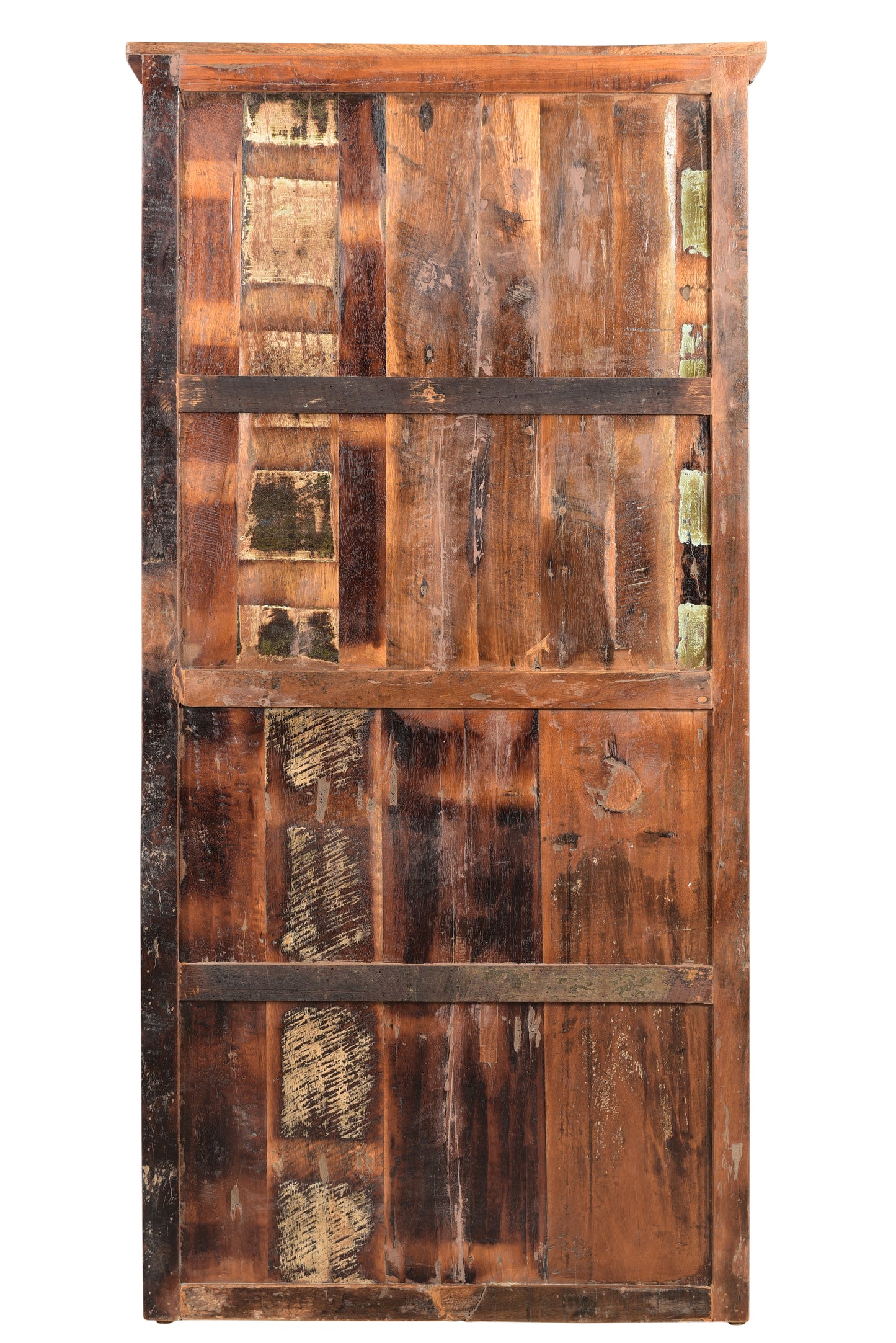 Book shelf with reclaimed wood finish