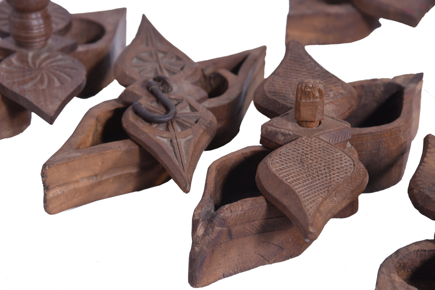 Detailed close-up of decorative box pattern.