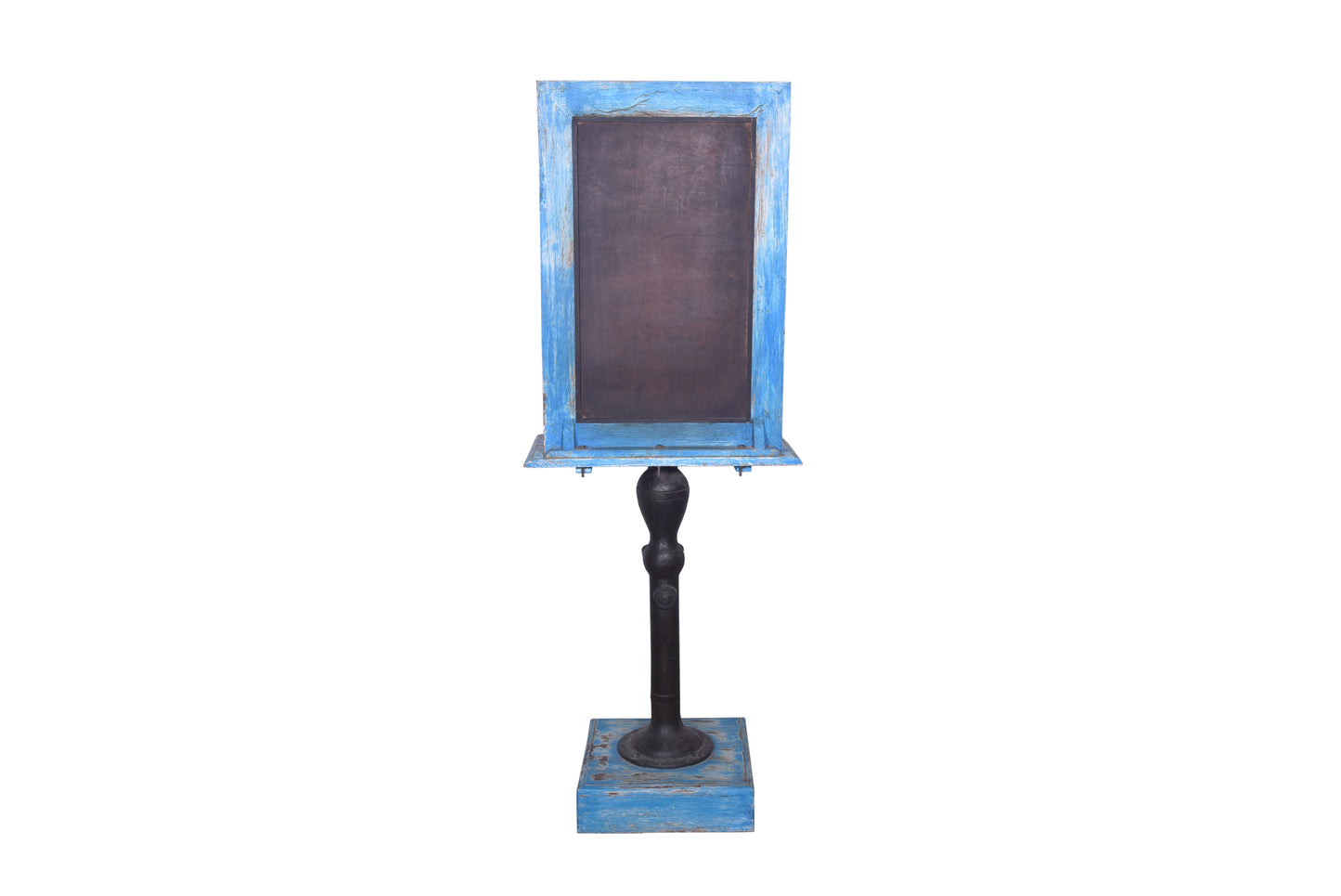 Full view of standing mirror.