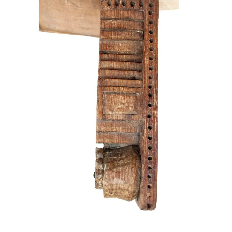 detailed view of wooden pattern.
