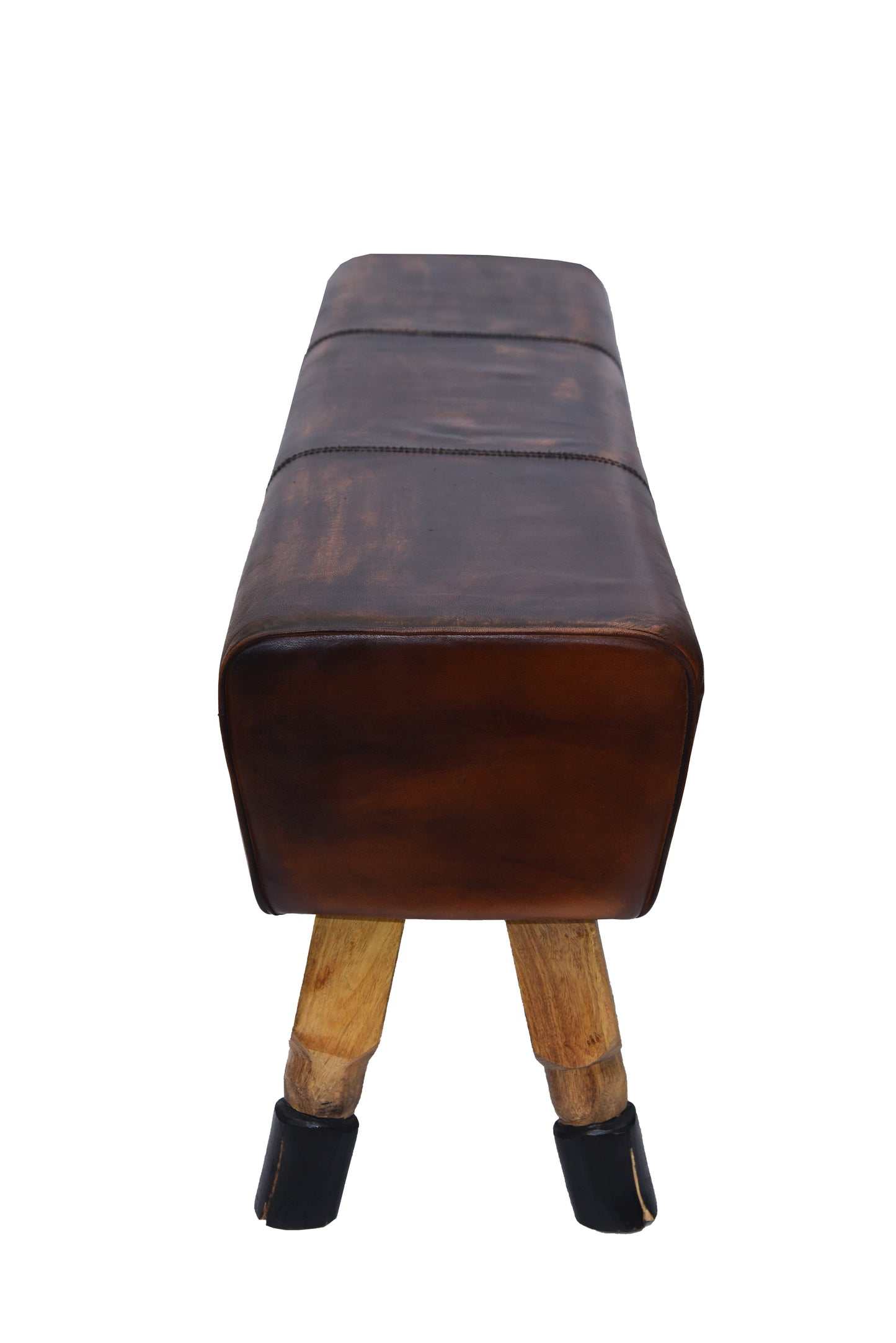 Side view showcasing sturdy wooden legs
