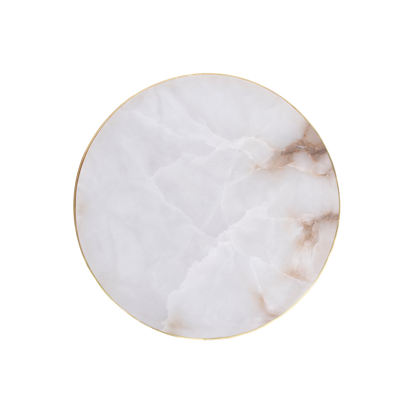 Eadoin End Table’s marble top design