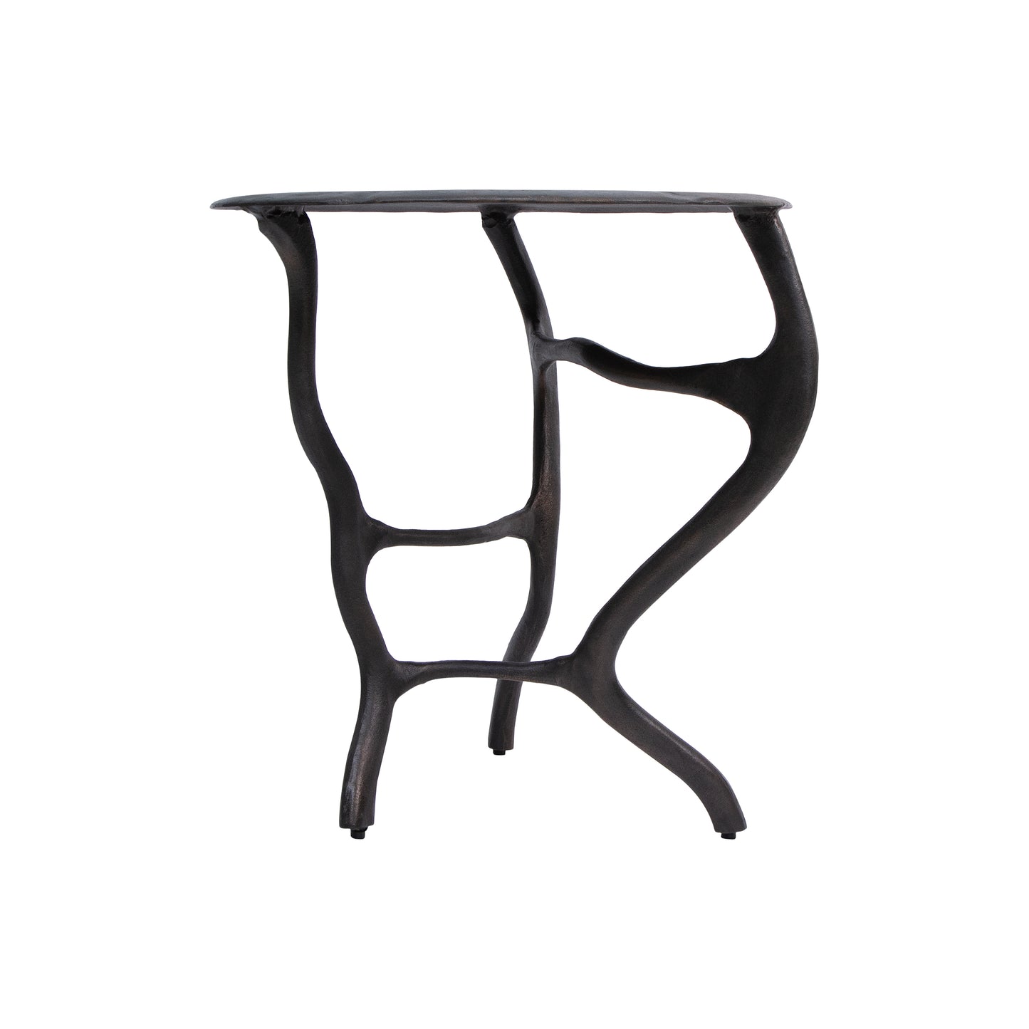 Legs view of modern side table