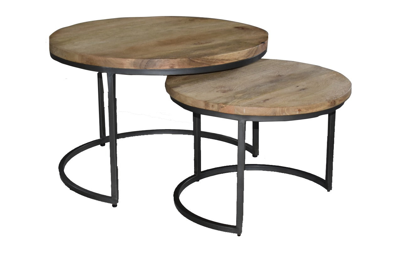 Space-saving nesting tables for versatile home use