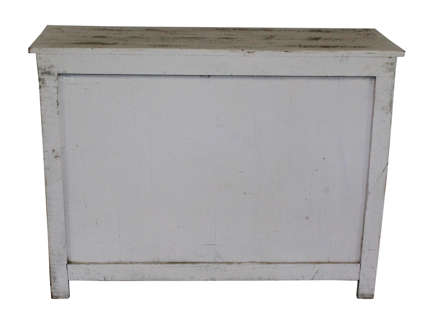 Backside of Corby Drawer Sideboard showing sturdy construction