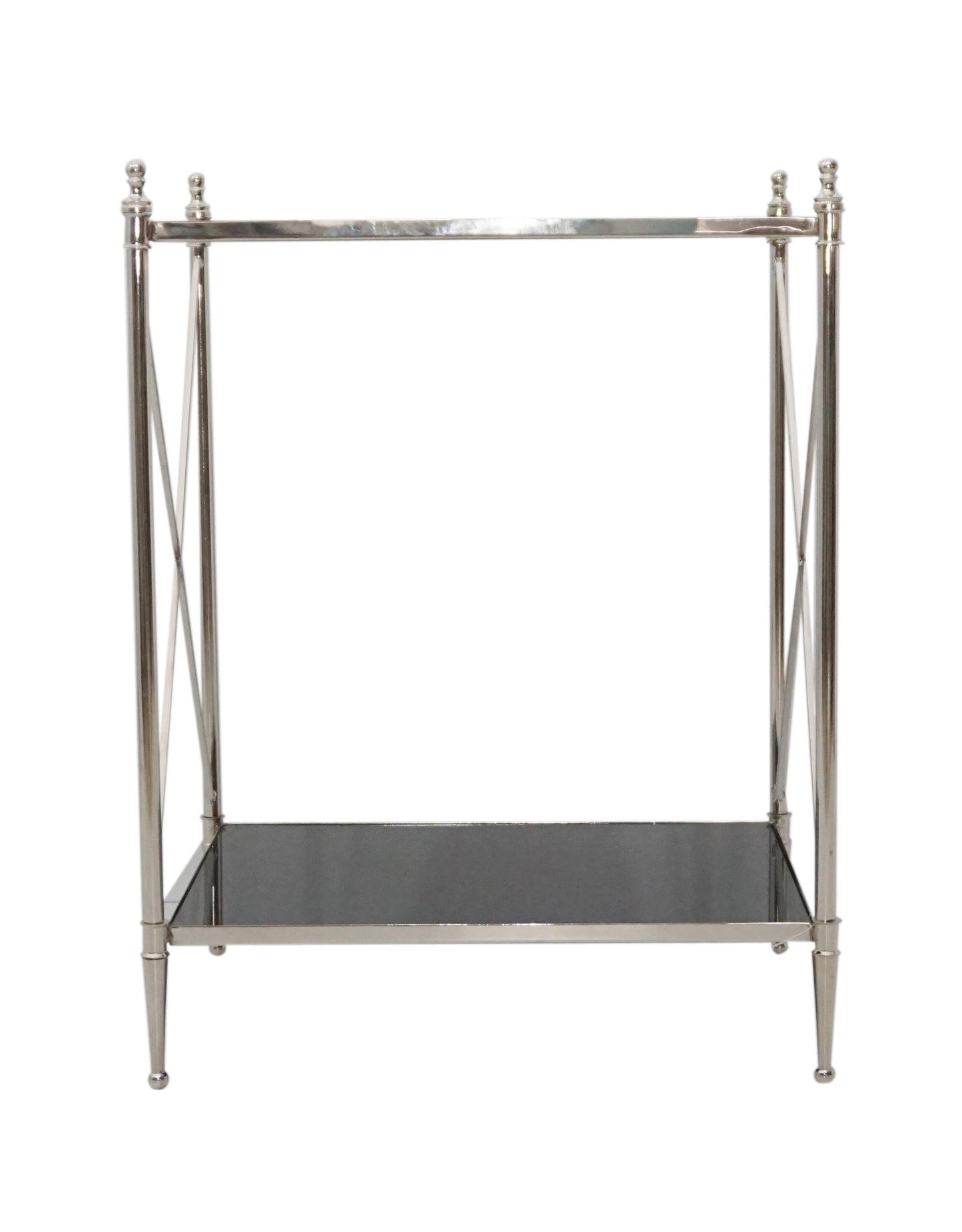 Side view of accent table.