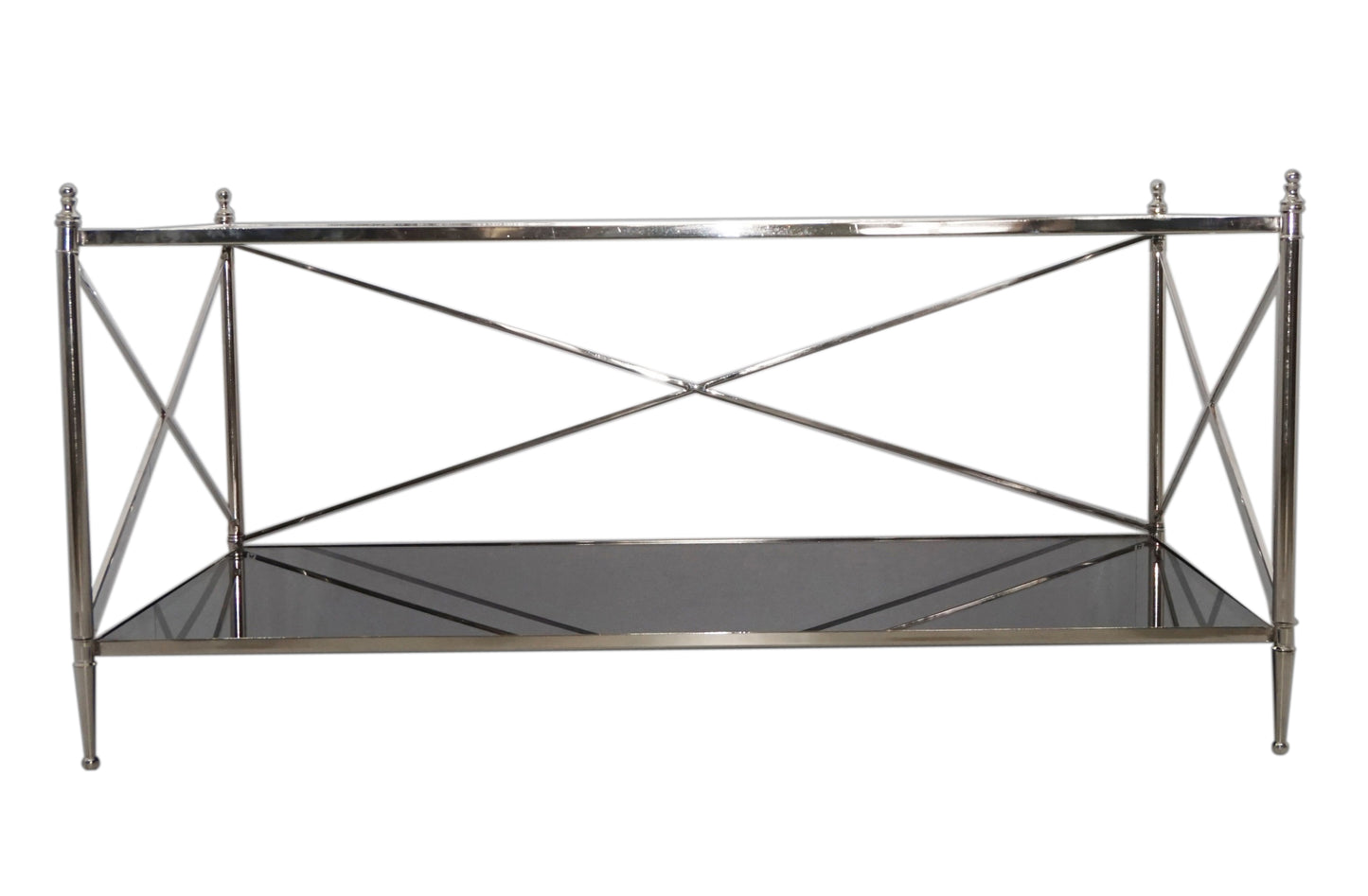 Minimalist coffee table with modern design.