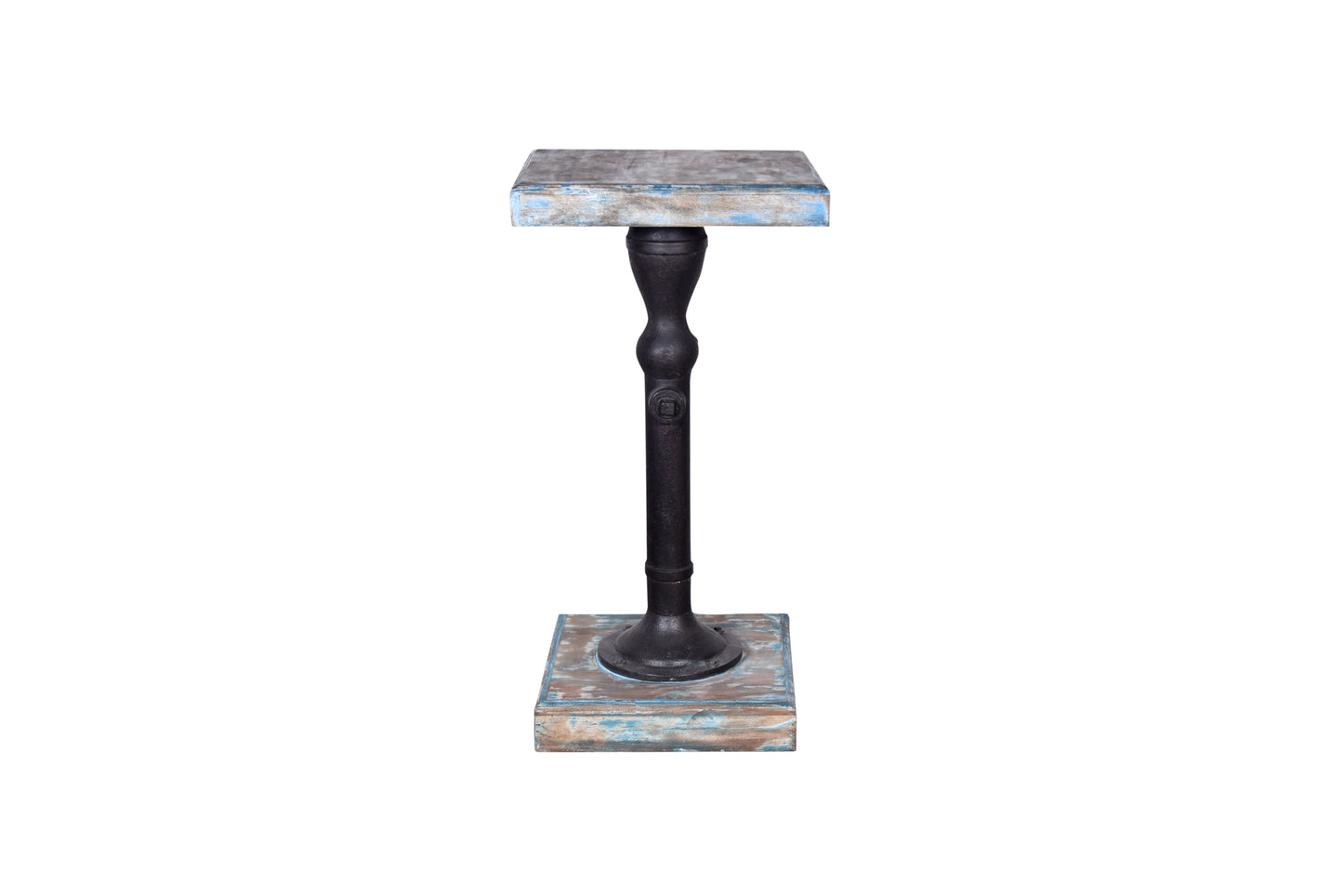 Front view of the hand pump plant stand.