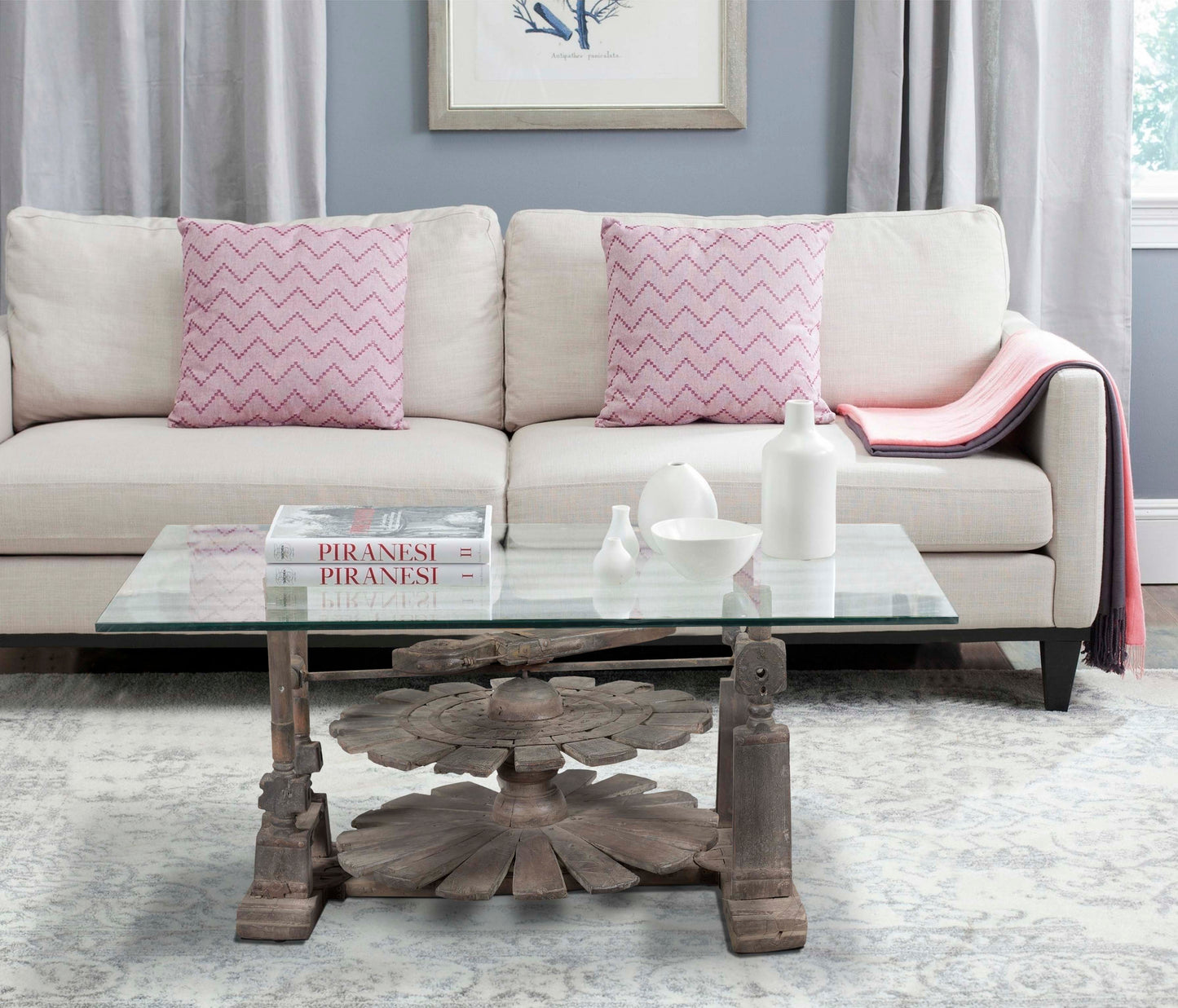 Charkha Coffee Table in living room