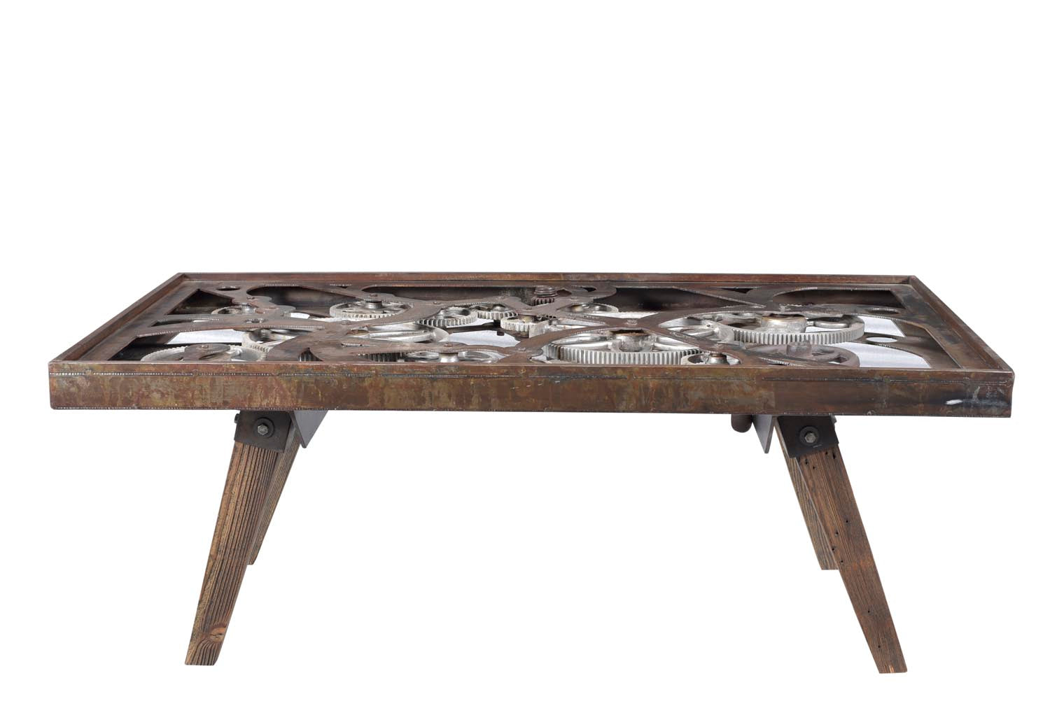 Top-down view showcasing gear design.