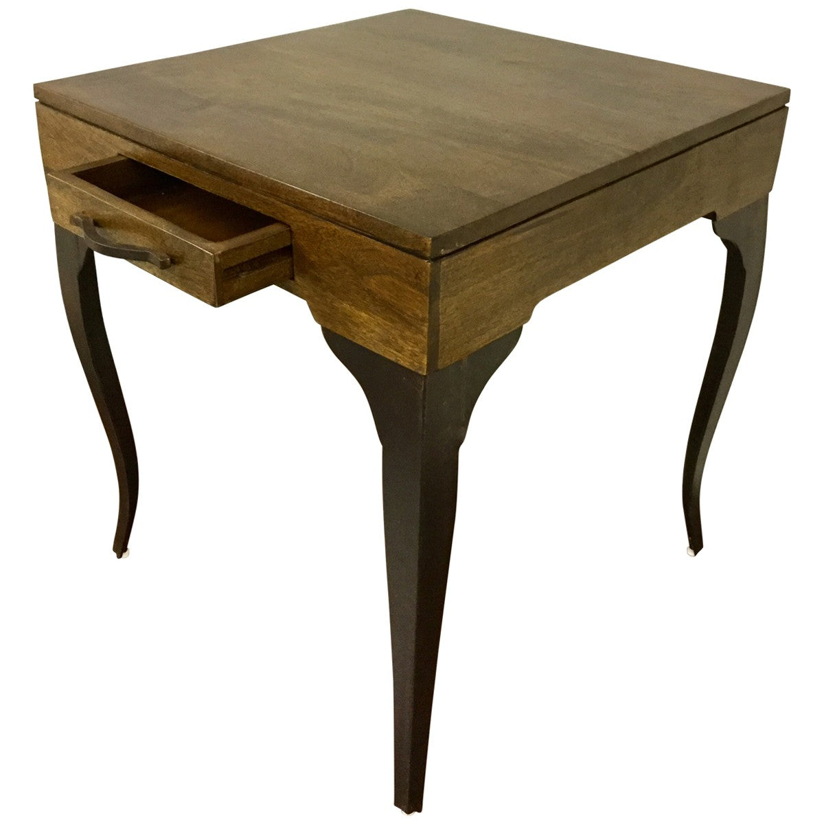 Vintage-style console table with intricate leg details.