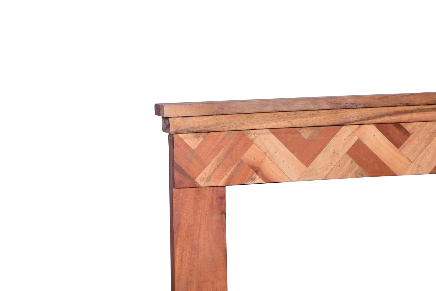 Detailed corner view of Andover Mirror.