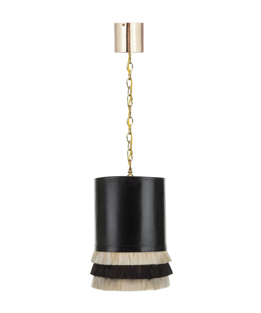 Elegant hanging lamp for dining and living spaces.
