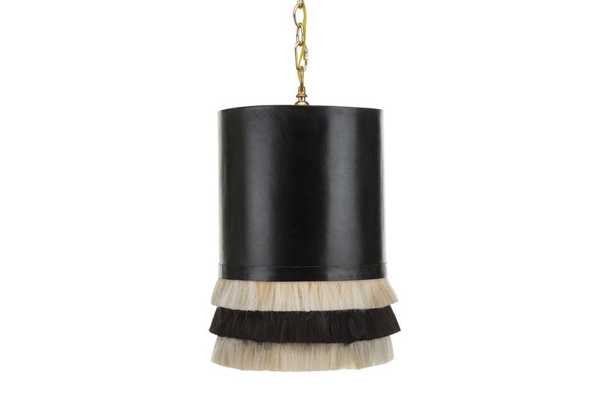 Luxury black and gold lamp with a sleek design