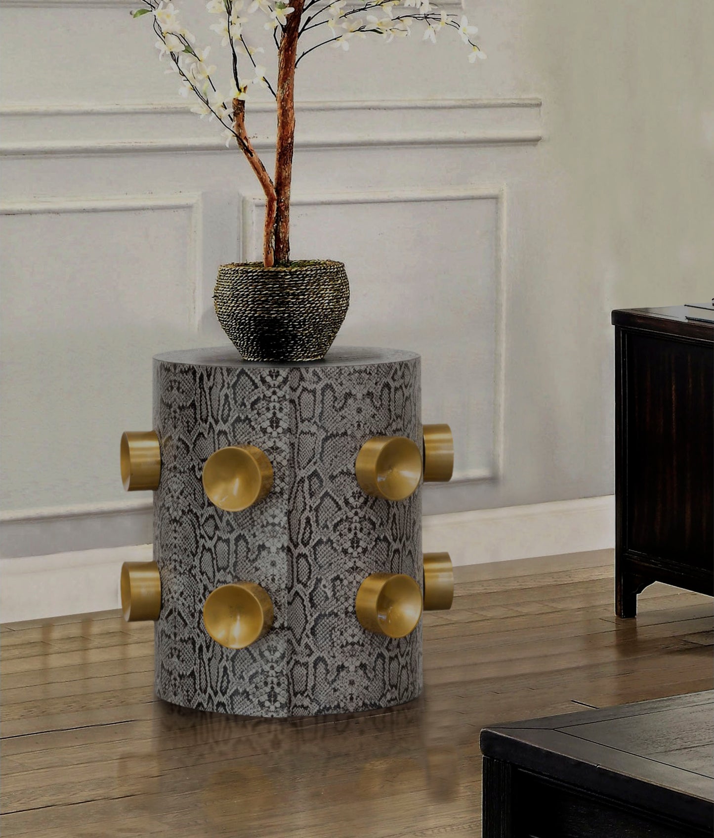 End table in a modern setting.