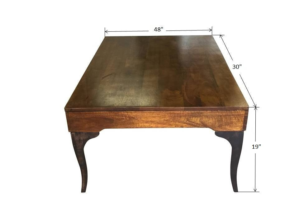 Compact and functional coffee table for home decor.