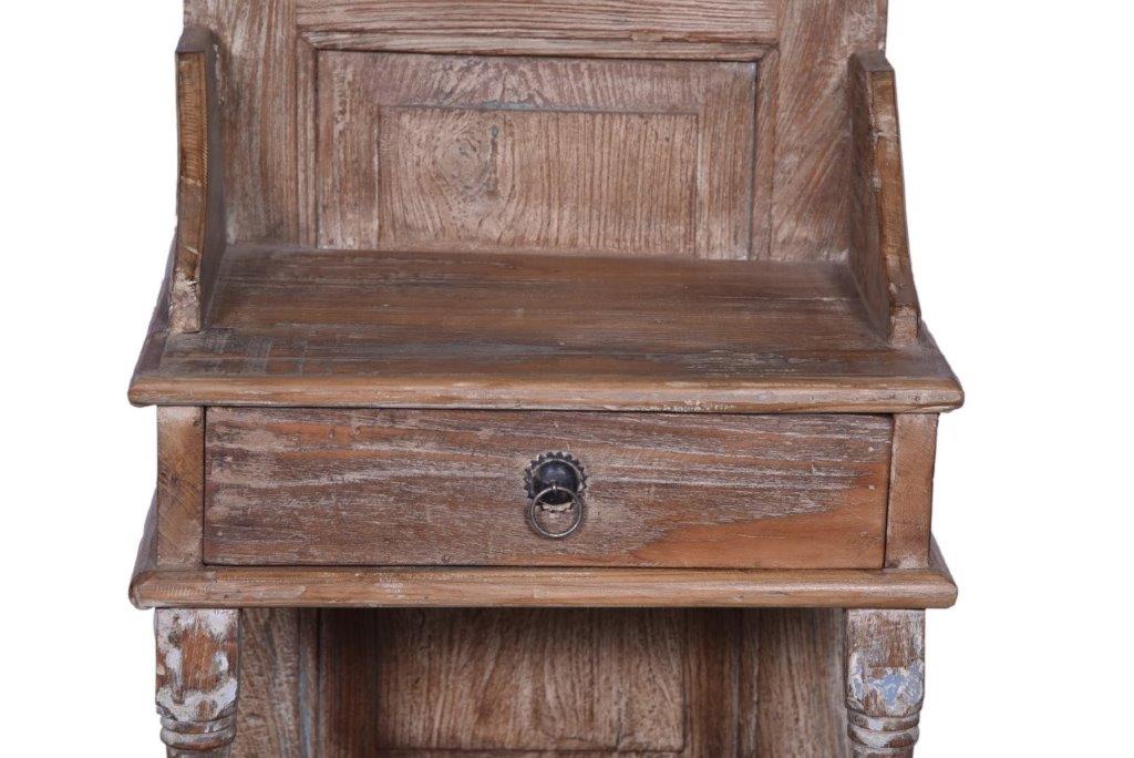 Close up view of telfor hall tree.