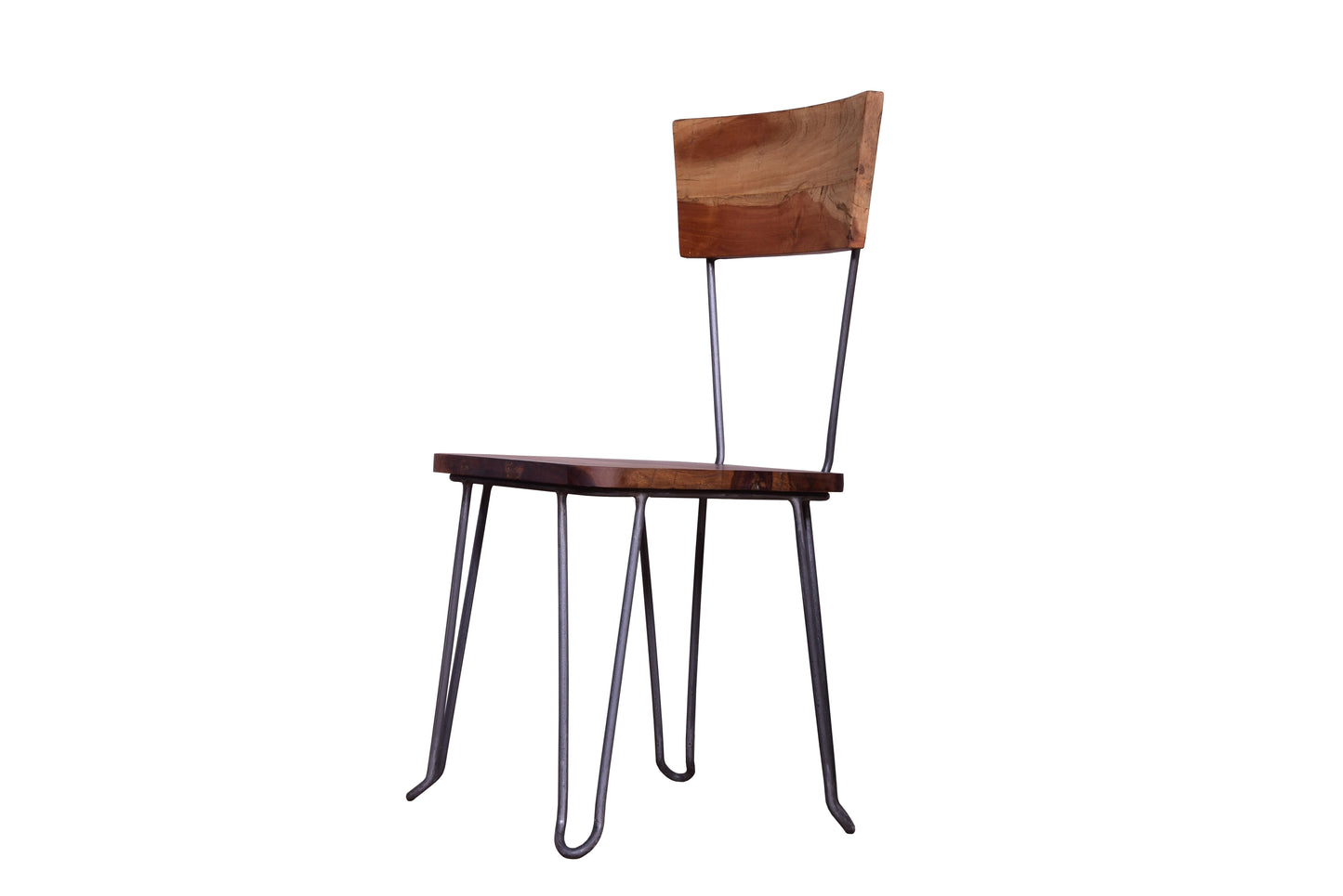 Side view of seamless wooden chair

