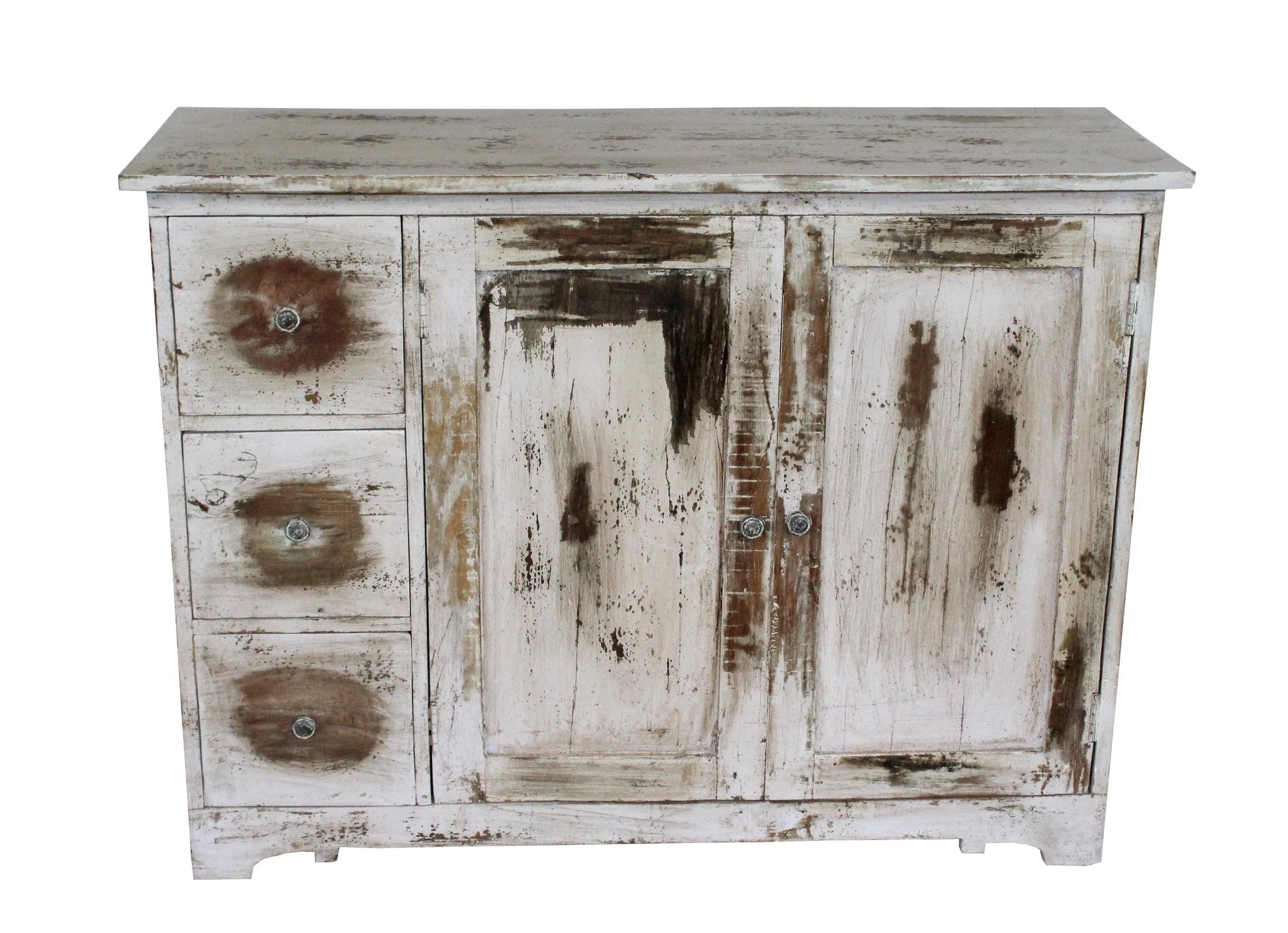 Angled view of Corby Drawer Sideboard highlighting storage capacity
