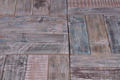 Whitewashed Reclaimed Wood Tiles