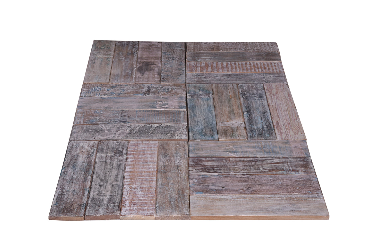 Whitewashed Reclaimed Wood Tiles