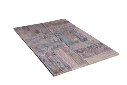 Whitewashed Reclaimed Wood Tiles