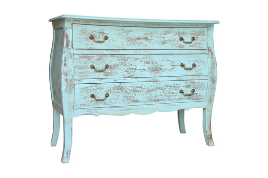 Angeled view of Drawer chest.