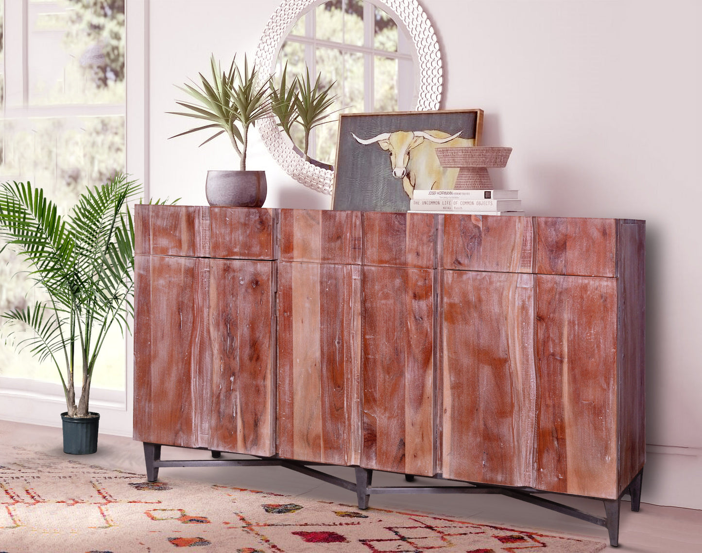 Charlaine Wooden Sideboard