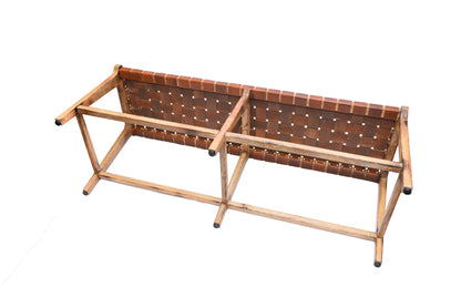 Tacy Leather Bench