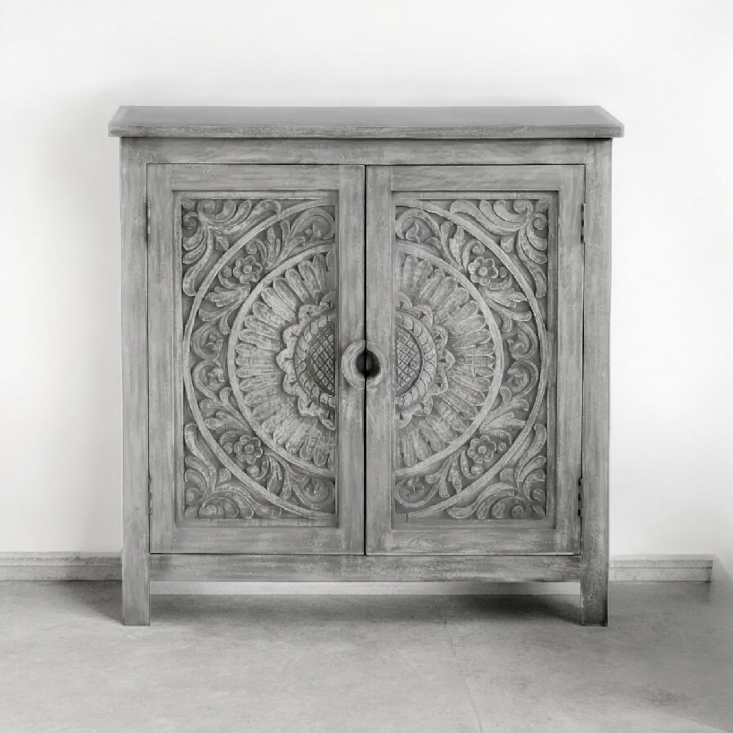 Gissell Handcarved Cabinet