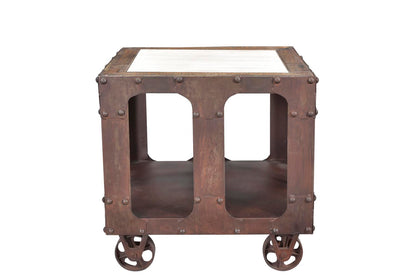 Karel Industrial End Table