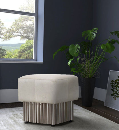 Jetta Leather Ottoman