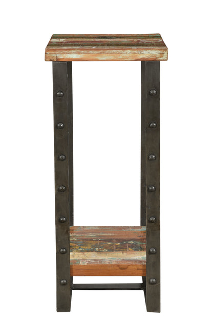 Industrial End Table