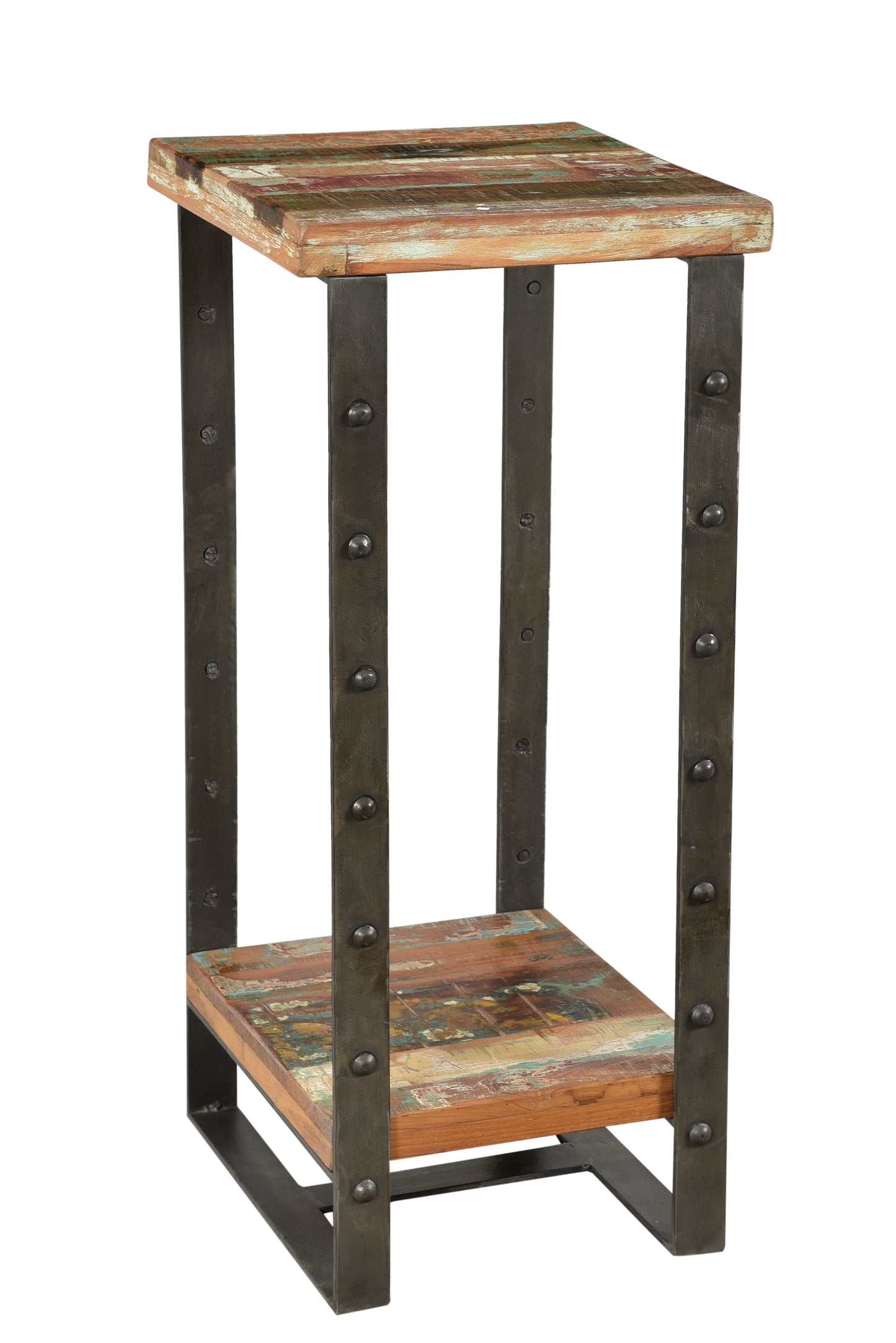 Industrial End Table