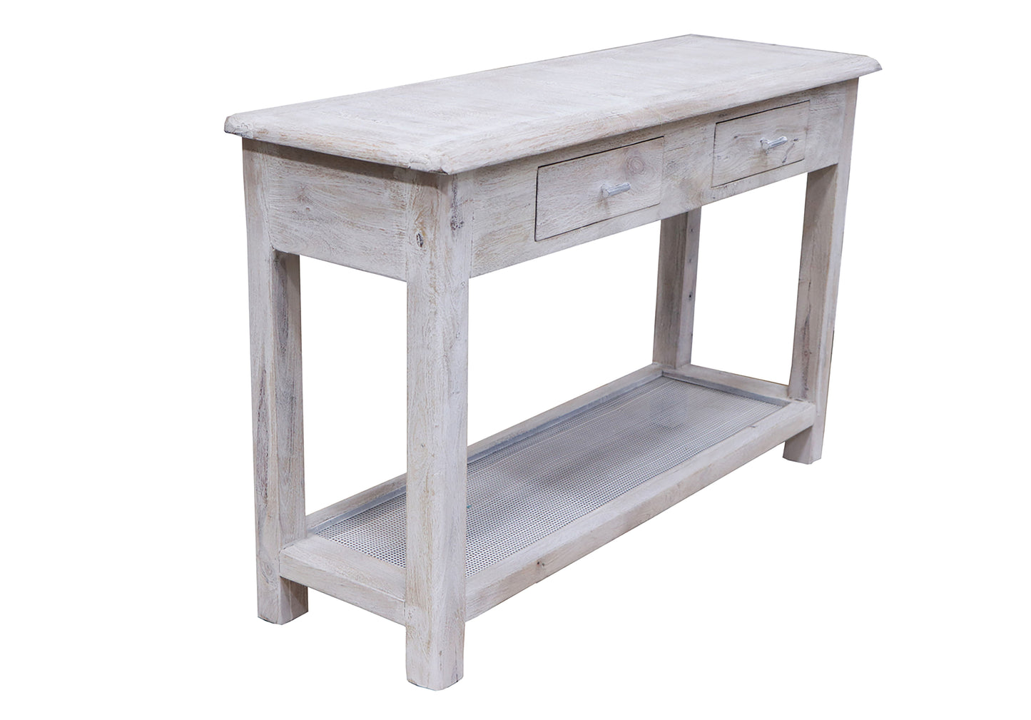 White Washed Console Table