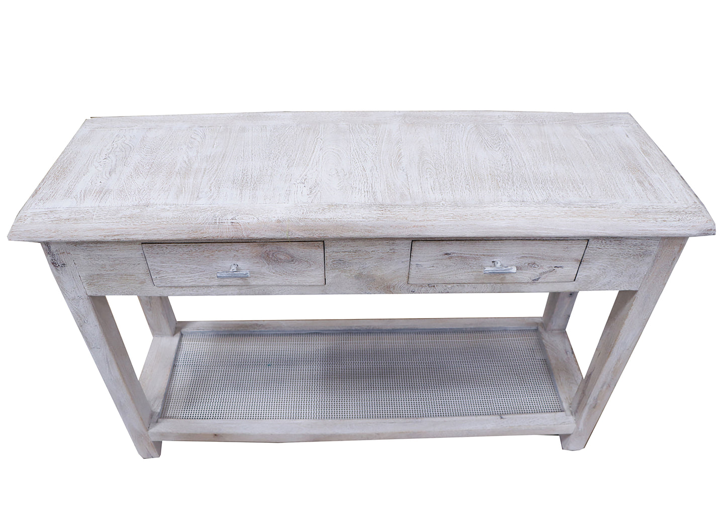 White Washed Console Table